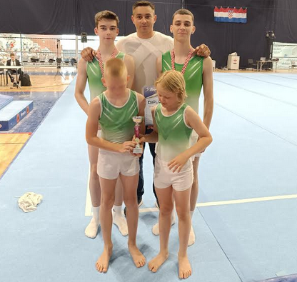 Valpovački gimnastičari treći u Hrvatskoj